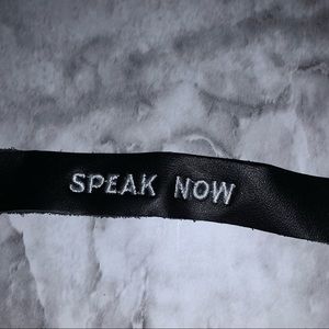Taylor Swift Speak Now Leather Bracelet
